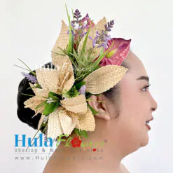 Tropical Flower hair clip
