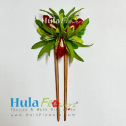 Tropical flowers on stick