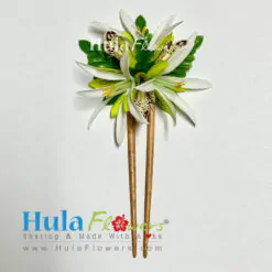 Tropical flowers on stick