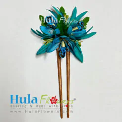 Tropical flowers on stick