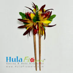 Tropical flowers on stick