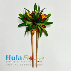 Tropical flowers on stick