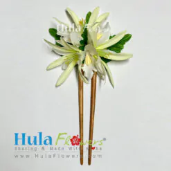 Tropical flowers on stick