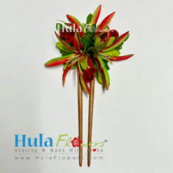 Tropical flowers on stick
