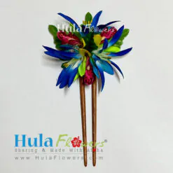 Tropical flowers on stick