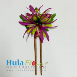 Tropical flowers on stick