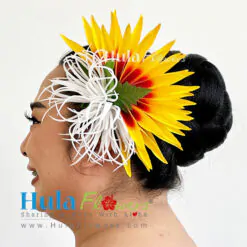 Silk Bird of Paradise Hair Clip