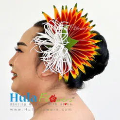 Silk Bird of Paradise Hair Clip