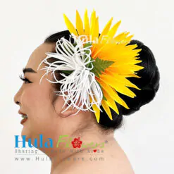 Silk Bird of Paradise Hair Clip