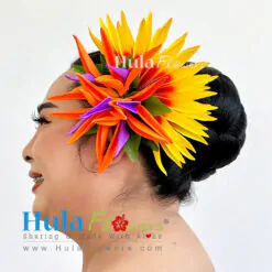 Bird of paradise Hair clip