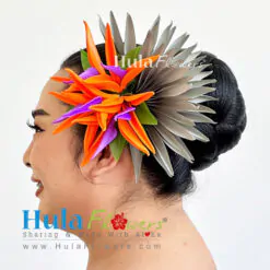 Bird of paradise Hair clip