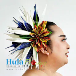 Bird of paradise Hair clip