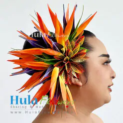 Bird of paradise Hair clip