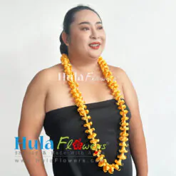 Silk Puakenikeni Lei 30" long