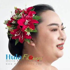 Silk Lily hair clip