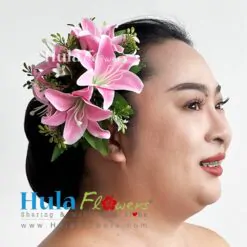 Silk Lily hair clip