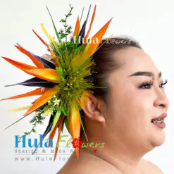 Tropical Flowers hair clip