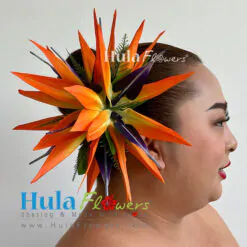 Bird of Paradise hair clip