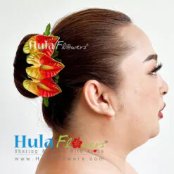 Anthurium hair clips (S)