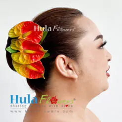 Anthurium hair clips (M)