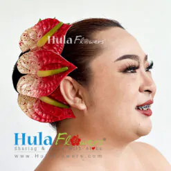Anthurium hair clips (L)