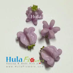 0.5” Clay Lavender crown flower