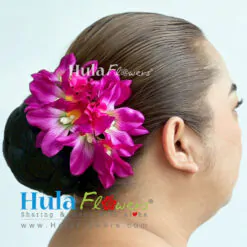 Silk orchids w/stem - # 07