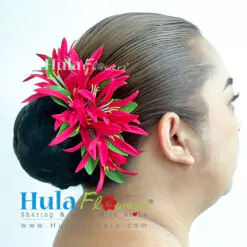 Silk Spider Lilies w/stem - # 17