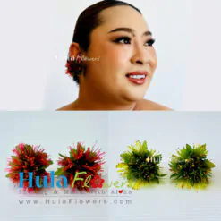 Nylon Lehua Earrings
