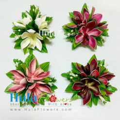 Foam orchid hair clip