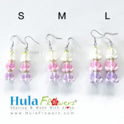 Clay Multi Crown Flower Earrings
