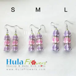 Clay Multi Crown Flower Earrings