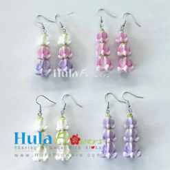 Clay Multi Crown Flower Earrings