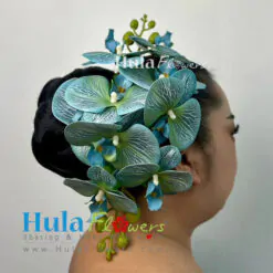 Orchid hair clip - # 03