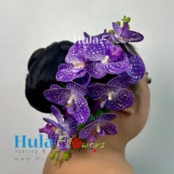 Orchid hair clip - # 04